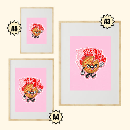 FRESHLY BAKED DAILY - PRINT