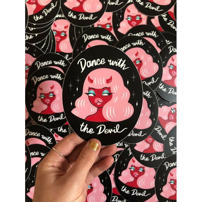 DANCE WITH THE DEVIL - STICKER