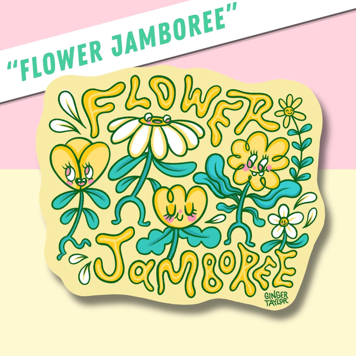 FLOWER JAMBOREE - STICKER
