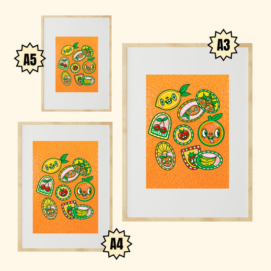 A LITTLE FRUITY - PRINT