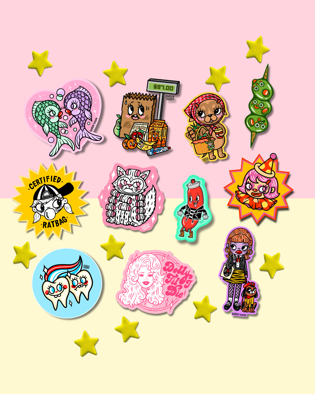 "SHOW TIME" - STICKER