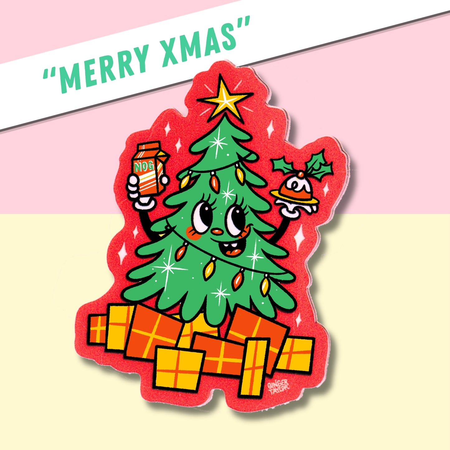 MERRY XMAS - STICKER