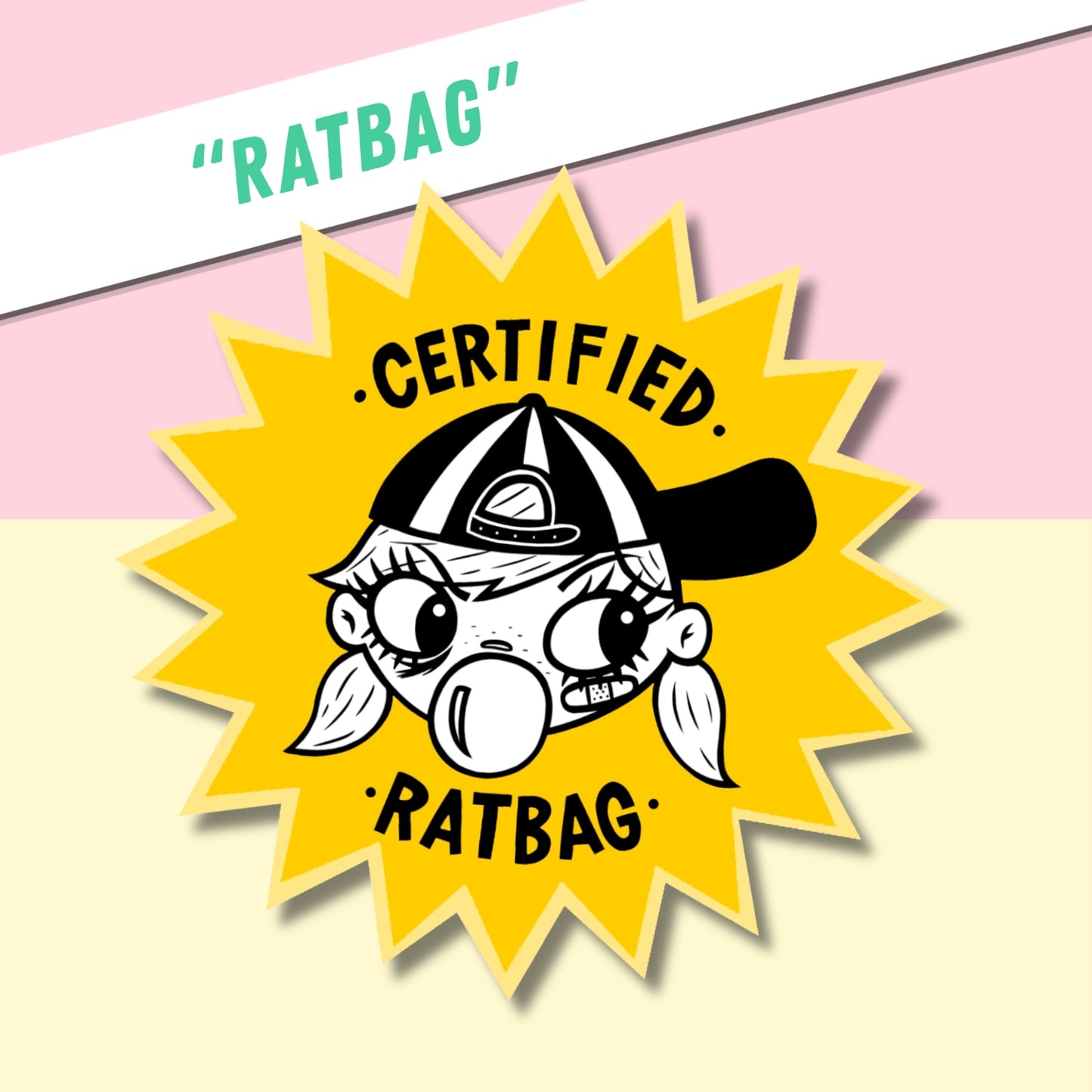 CERTIFIED RATBAG - STICKER