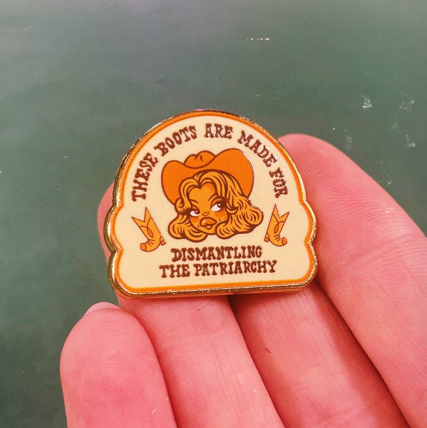 *LIMITED EDITION* "YEEHAW THE PATRIARCHY" Pin