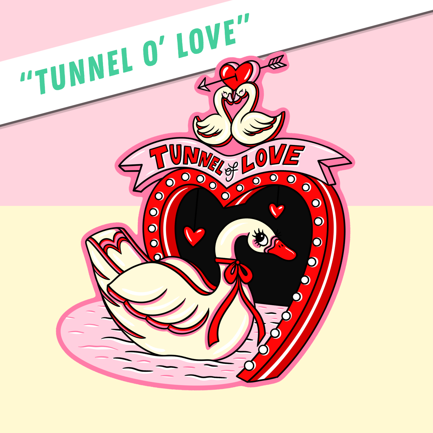 TUNNEL O' LOVE - STICKER