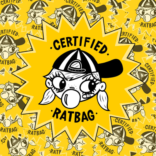 CERTIFIED RATBAG - STICKER