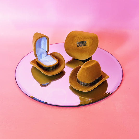 Cowgirl Hat Ring Box