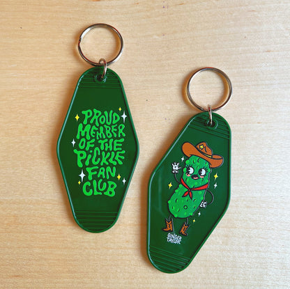 PICKLE FAN CLUB - Motel Keychain