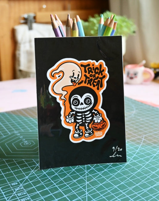 "TRICK OR TREAT" - MINI PRINT