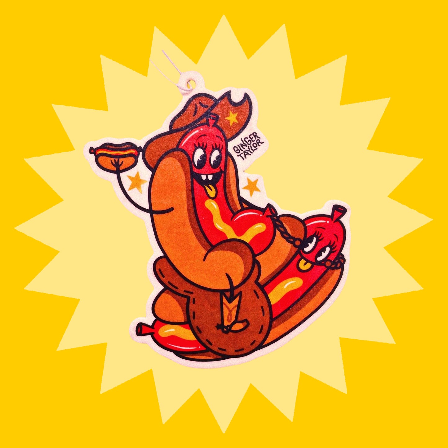 Hotdog Rides - Air Freshener (Strawberries and Cream)