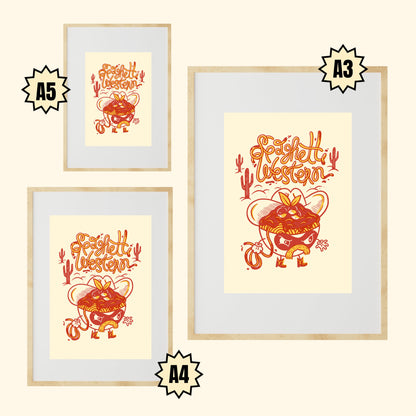 Spaghetti Western - Print