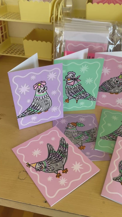 FLOCK OF PIGEON CARDS