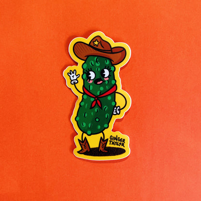 Howdy pickle - Sticker