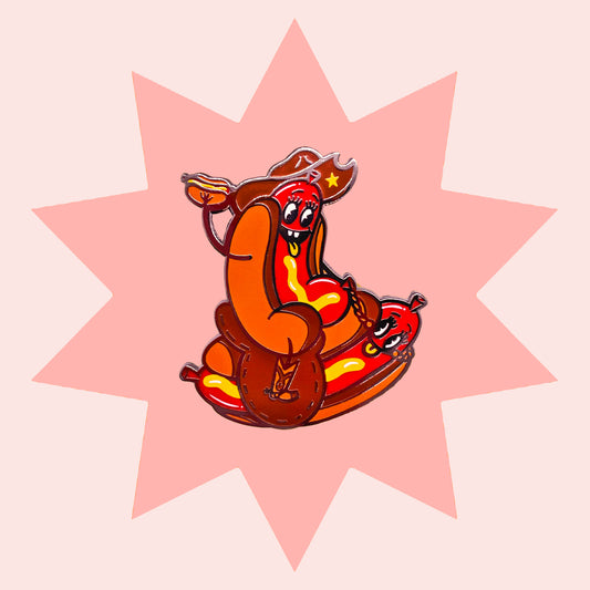 Hotdog Rides - Pin